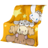 Anime Sanrio Cinnamoroll Plush Blanket For Living Room