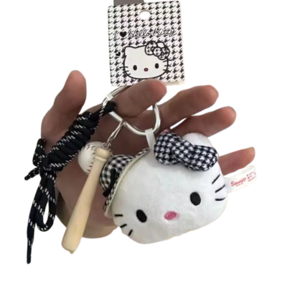 Cartoon Sanrio Hello Kitty Plush Keychain 