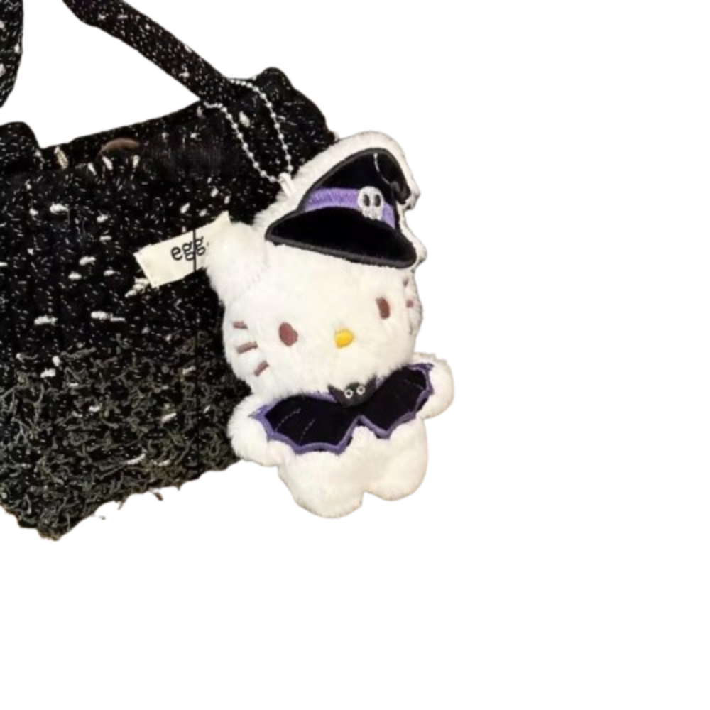 Sanrio Hello Kitty Halloween Soft Plush Keychain