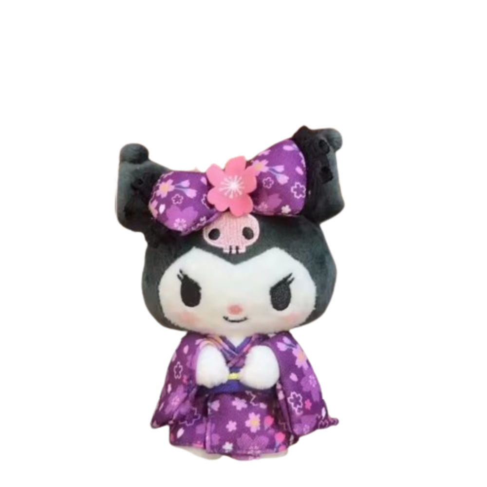 Kuromi Anime Sanrio Plush Keychain