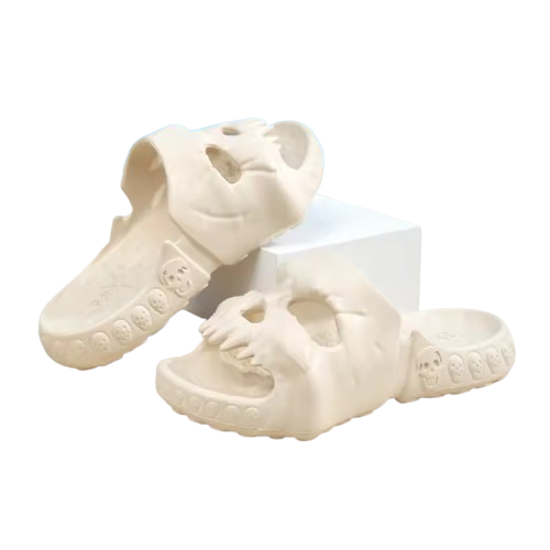 Skull Indoor Soft Slippers