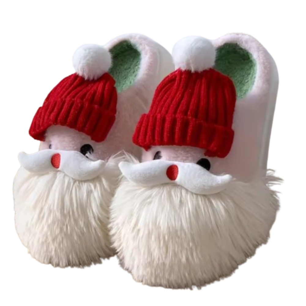 Santa Claus Christmas Soft Plush Slippers Santa Claus Christmas Soft Plush Slippers