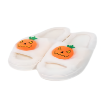 Halloween Pumpkin Plush Indoor Soft Slippers