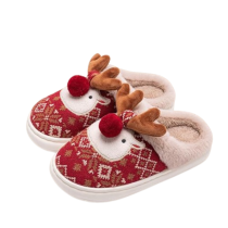 Reindeer Christmas Plush Slippers