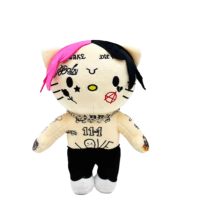 Cartoon Lil Peep Hello Kitty Plush Toy