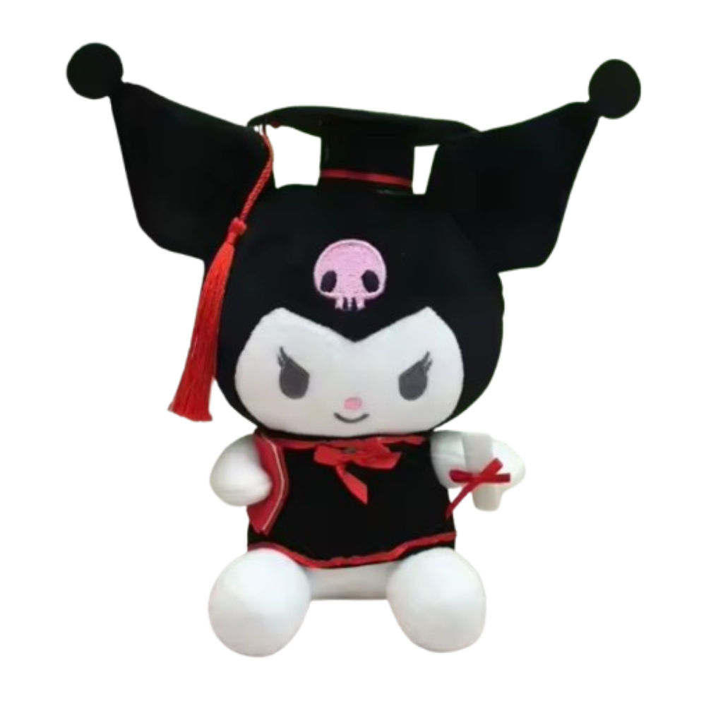 Sanrio Kuromi Graduation Soft Plush Toy Sanrio Kuromi Graduation Soft Plush Toy