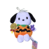Halloween Pochacco Plush Keychain